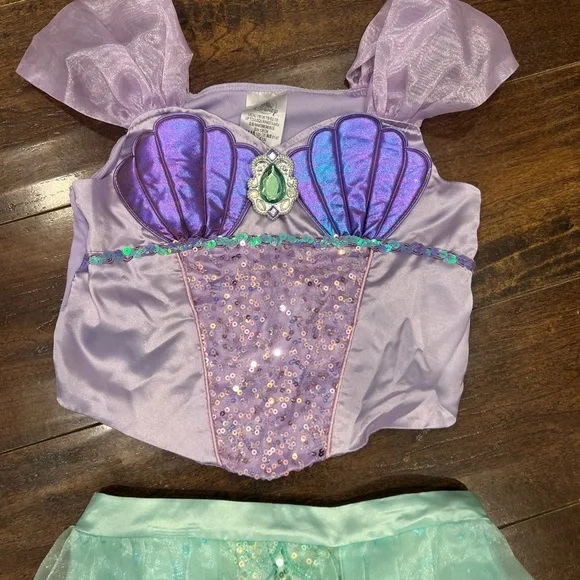 Disney Purple and Green Dress with Gem Detail - Picture 3 of 5